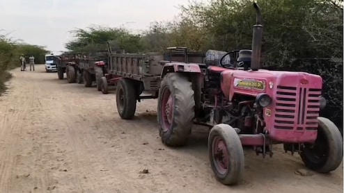 टोंक में अवैध खनन पर पुलिस का बड़ा एक्शन, एक दर्जन ट्रैक्टर-ट्रॉलियां जब्त; तीन आरोपी गिरफ्तार