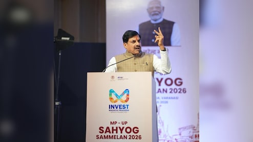 MP‑UP सहयोग सम्मेलन; वाराणसी में दो अहम MoU हुए, CM मोहन बोले- केन-बेतवा नदी लिंक परियोजना से बदलेगा बुंदेलखंड