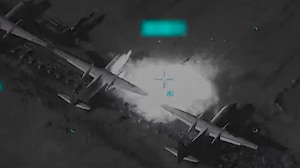 US Military Releases Video Showing Strikes on Iran Air Force Planes