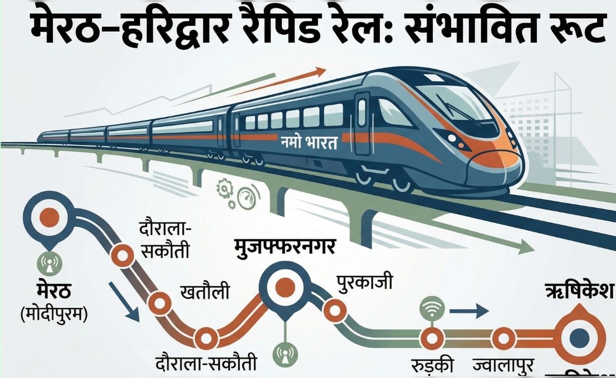 Namo Bharat: दिल्ली-मेरठ से दौड़ेगी एक और रैपिड रेल! उत्तराखंड के हरिद्वार-ऋषिकेश तक नमो भारत चलाने की तैयारी