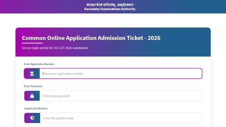 Karnataka Common Entrance Test 2026 Hall Ticket Out, Here's Direct Link To Download