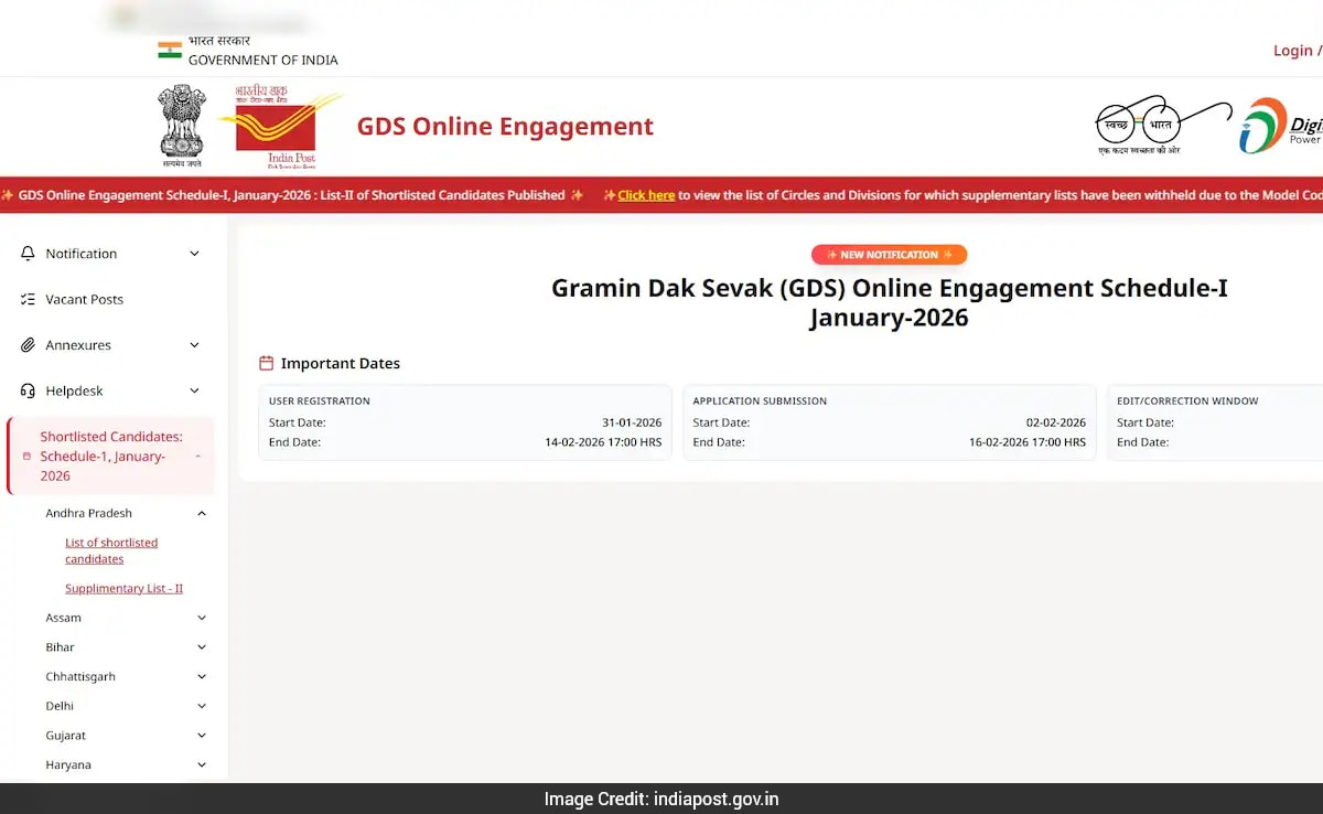 India Post Releases GDS 2nd Merit List 2026 for Document Verification