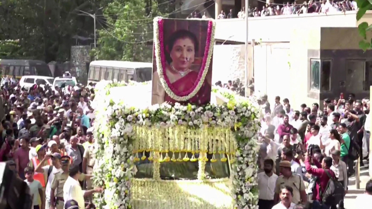 Asha Bhosle Funeral: Legend's Final Journey Begins, India Pays Last Tribute