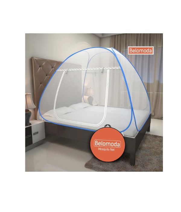 Click here to buy: BELOMODA King Size Double Bed Polyester Mosquito Net