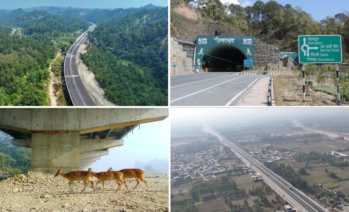 जंगल, सुरंग, जानवरों के साथ रफ्तार और रोमांच की यात्रा... दिल्ली-देहरादून एक्सप्रेस वे की 10 खूबसूरत तस्वीरें