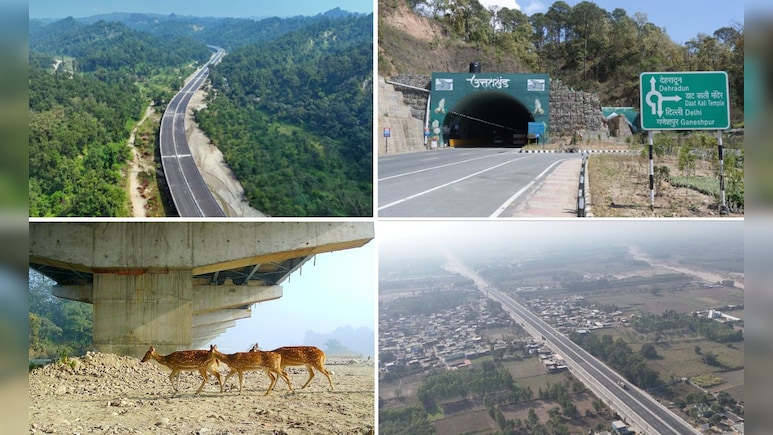 जंगल, सुरंग, जानवरों के साथ रफ्तार और रोमांच की यात्रा... दिल्ली-देहरादून एक्सप्रेस वे की 10 खूबसूरत तस्वीरें