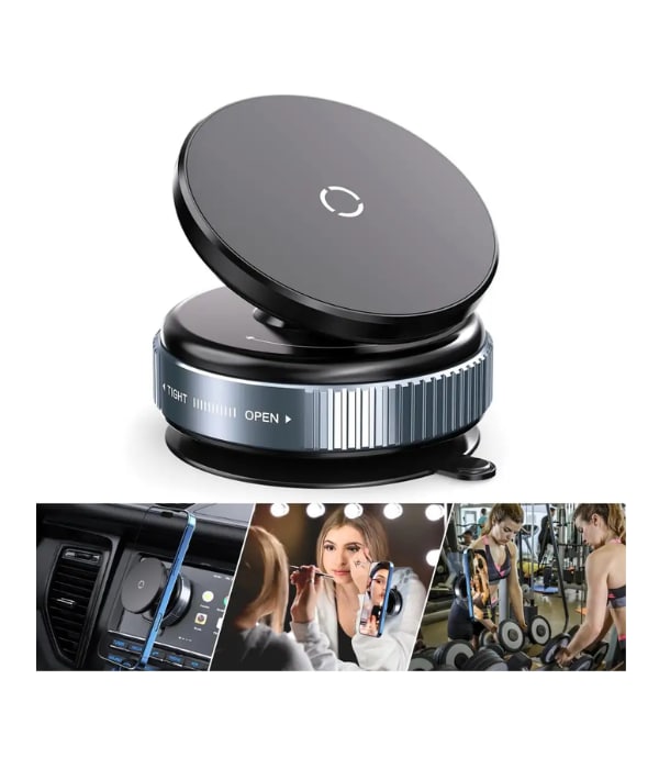 Click here to buy: ABR Car Mobile Holder for Dashboard (Black)