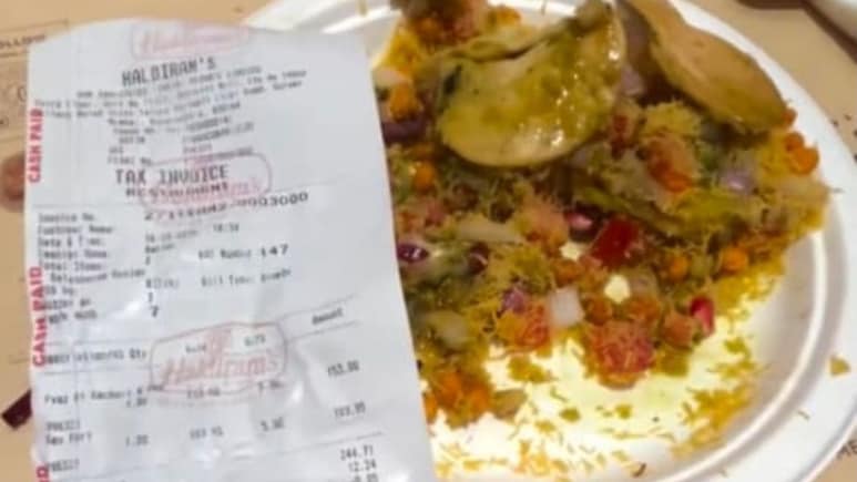 Live Worm Found In Sevpuri At Haldiram's Malad Outlet In Mumbai