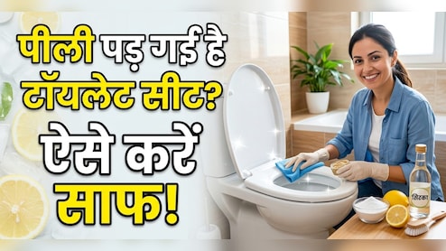 टॉयलेट सीट पर लगे पीले दाग को साफ करने का सस्ता जुगाड़ ...