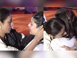 Video: Tabu Hugs Grieving Zanai Bhosle At Asha Bhosle's Funeral In Mumbai