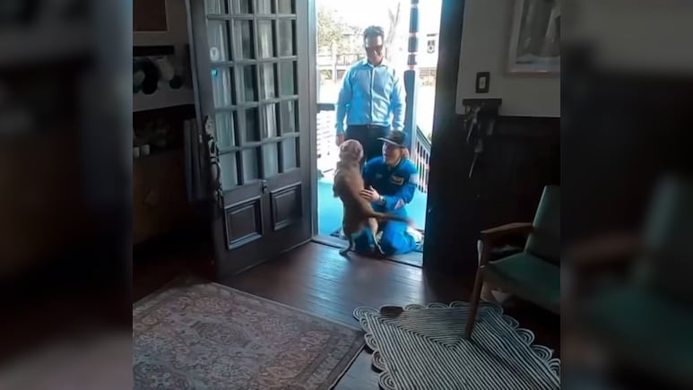 मून मिशन से लौटी मालकिन तो 'बावरा' हो गया डॉगी, क्रिस्टीना कोच का घर वापसी वाला वीडियो देख रो पड़ेंगे आप!