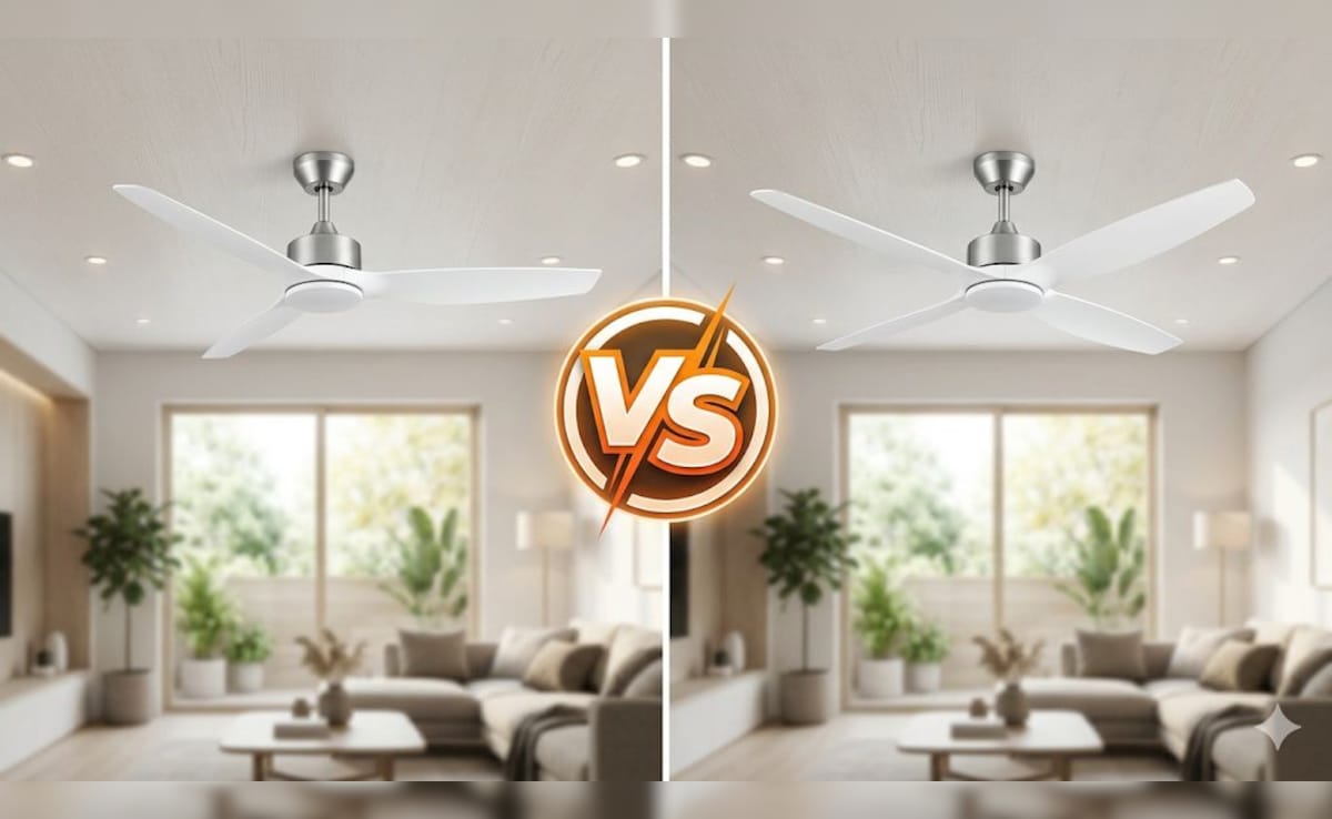 Ceiling Fan Tips: 3 या 4 ब्लेड आपके कमरे के लिए कौन सा सीलिंग फैन है सबसे बेस्ट? जान लें दोनों के फायदे
