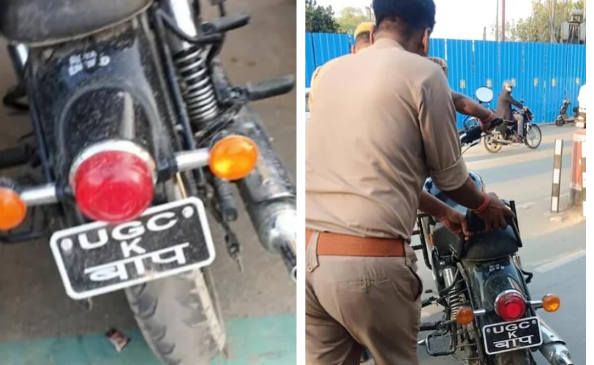 बंदे ने बुलेट पर लिख दी ऐसी चीज...देख झन्ना गया पुलिस का दिमाग, फिर उतारा सारा स्वैग!