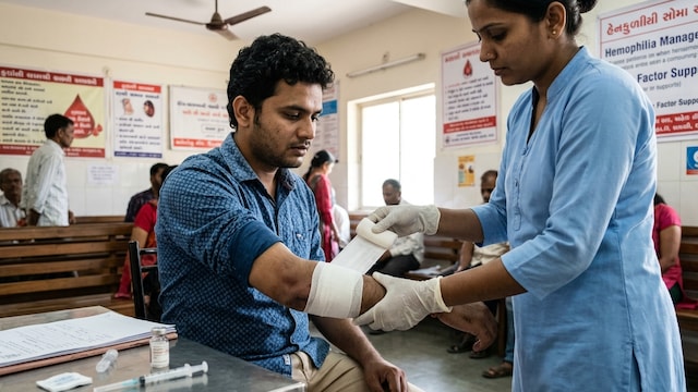 Men are more likely to develop haemophilia as they have specific genetic risk factors