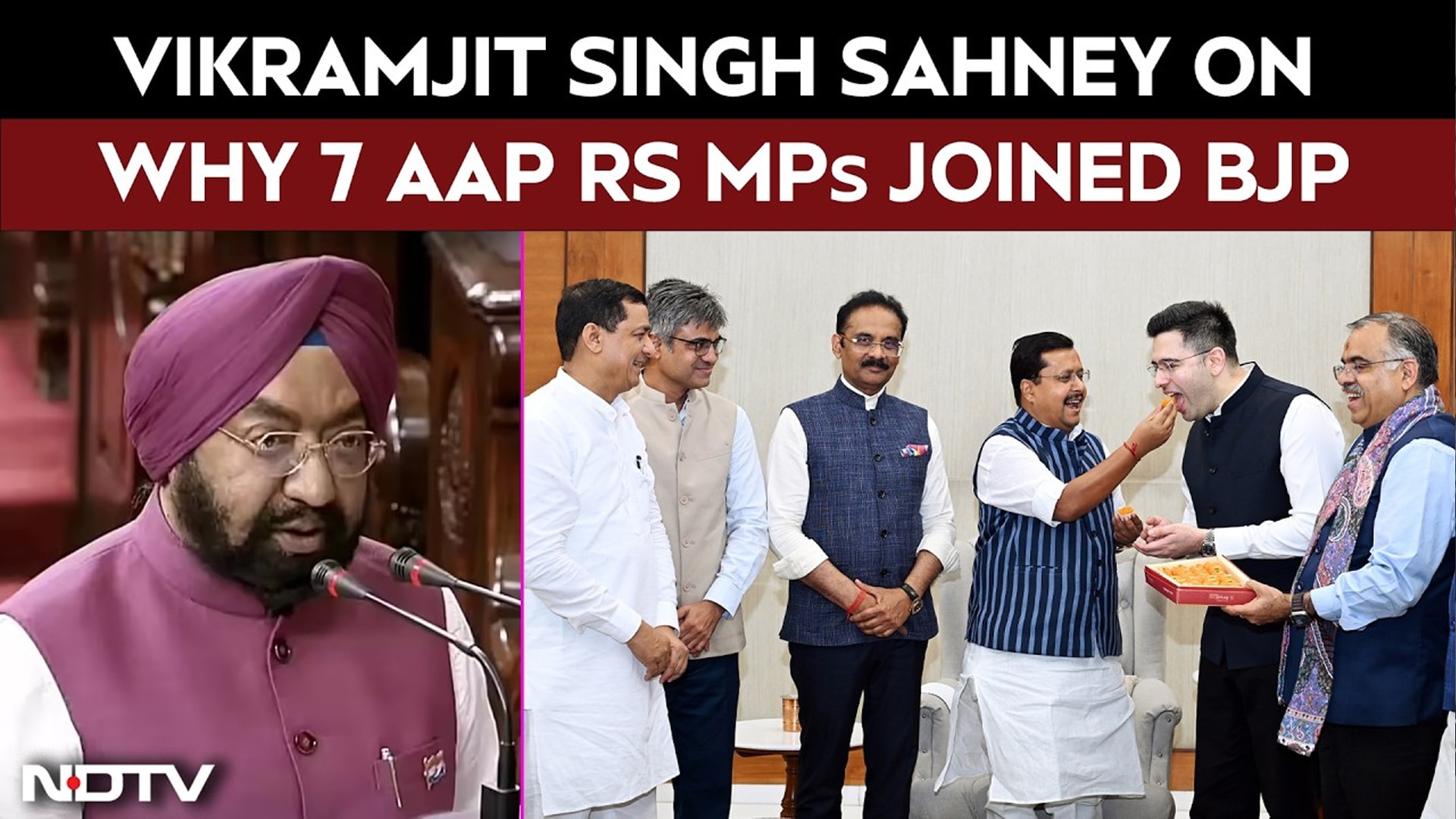 Vikramjit Singh Sahney Reveals Why 7 AAP Rajya Sabha MPs Joined BJP