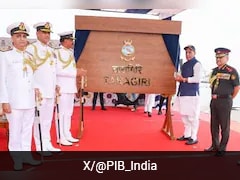 Rajnath Singh Commissions Indian Navy's Stealth Frigate INS Taragiri