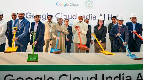 Andhra CM Chandrababu Naidu Lays Foundation For $15 Billon Google Data Centre Near Vizag