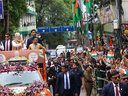 PM Modi Leads Gangtok Roadshow To Mark 50 Years Of Sikkim's Statehood