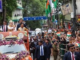 PM Modi Leads Gangtok Roadshow To Mark 50 Years Of Sikkim's Statehood