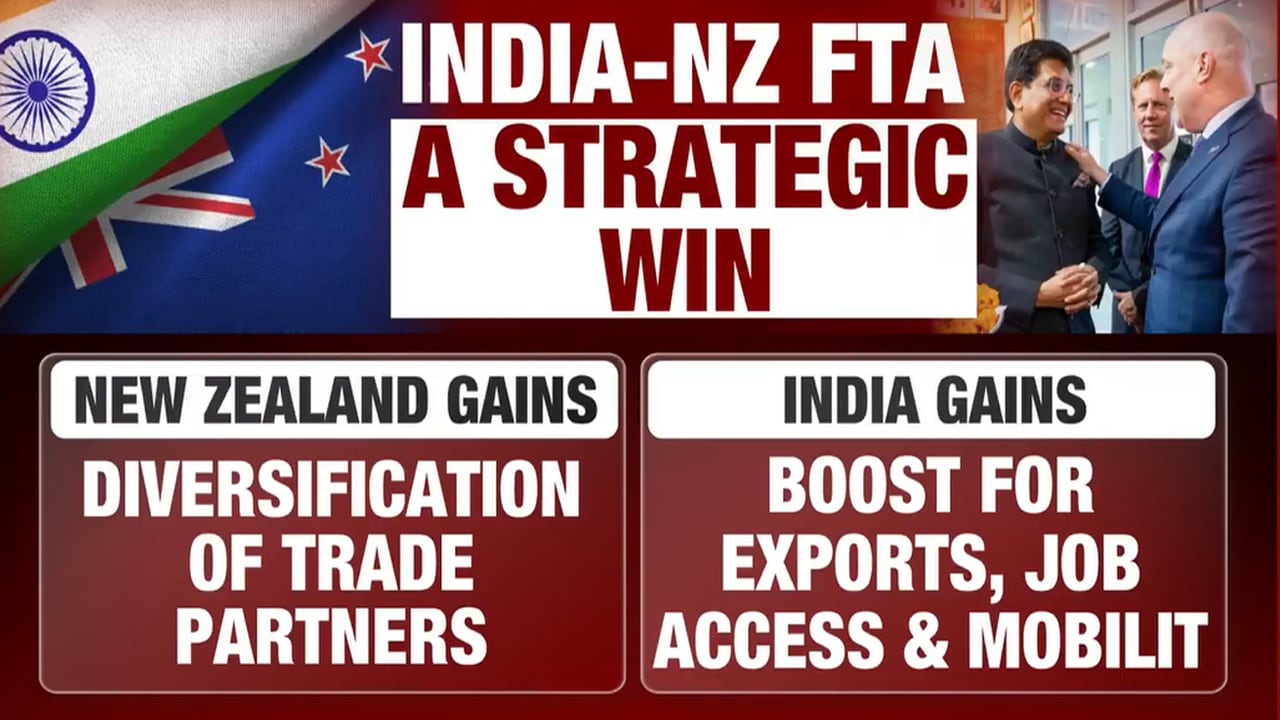 India-New Zealand Trade Deal Gives Big Boost To Exports, Investment