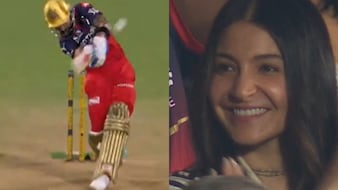 Watch: Kohli's No-Look Six Against CSK, Anushka's Reaction Says It All