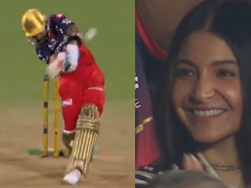 Watch: Virat Kohli's No-Look Six Against CSK, Wife Anushka Sharma's Reaction Says It All