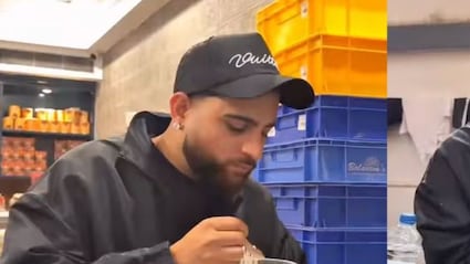 Karan Aujla Enjoys Samosas, Chai And Rasgullas In Kolkata Ahead Of Concert