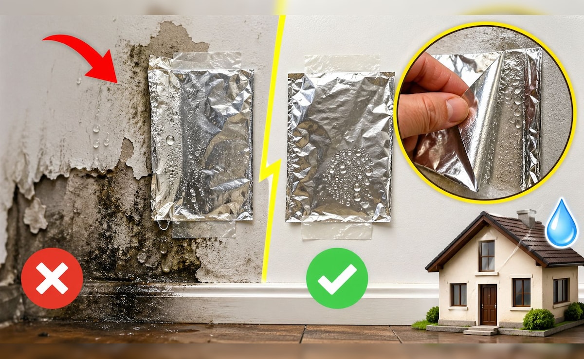 दीवारों में सीलन से परेशान? प्लंबर बुलाने से पहले करें एल्युमिनियम फॉयल टेस्ट, तुरंत पता चलेगा लीकेज का राज!