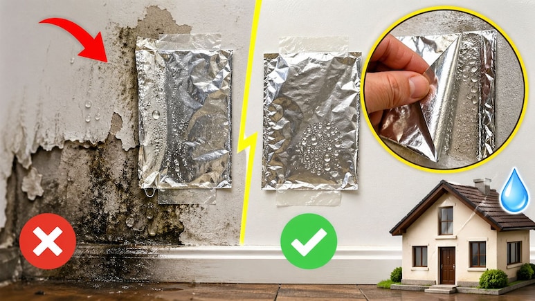 दीवारों में सीलन से परेशान? प्लंबर बुलाने से पहले 2 मिनट में करें एल्युमिनियम फॉयल टेस्ट, तुरंत पता चलेगा लीकेज का राज!