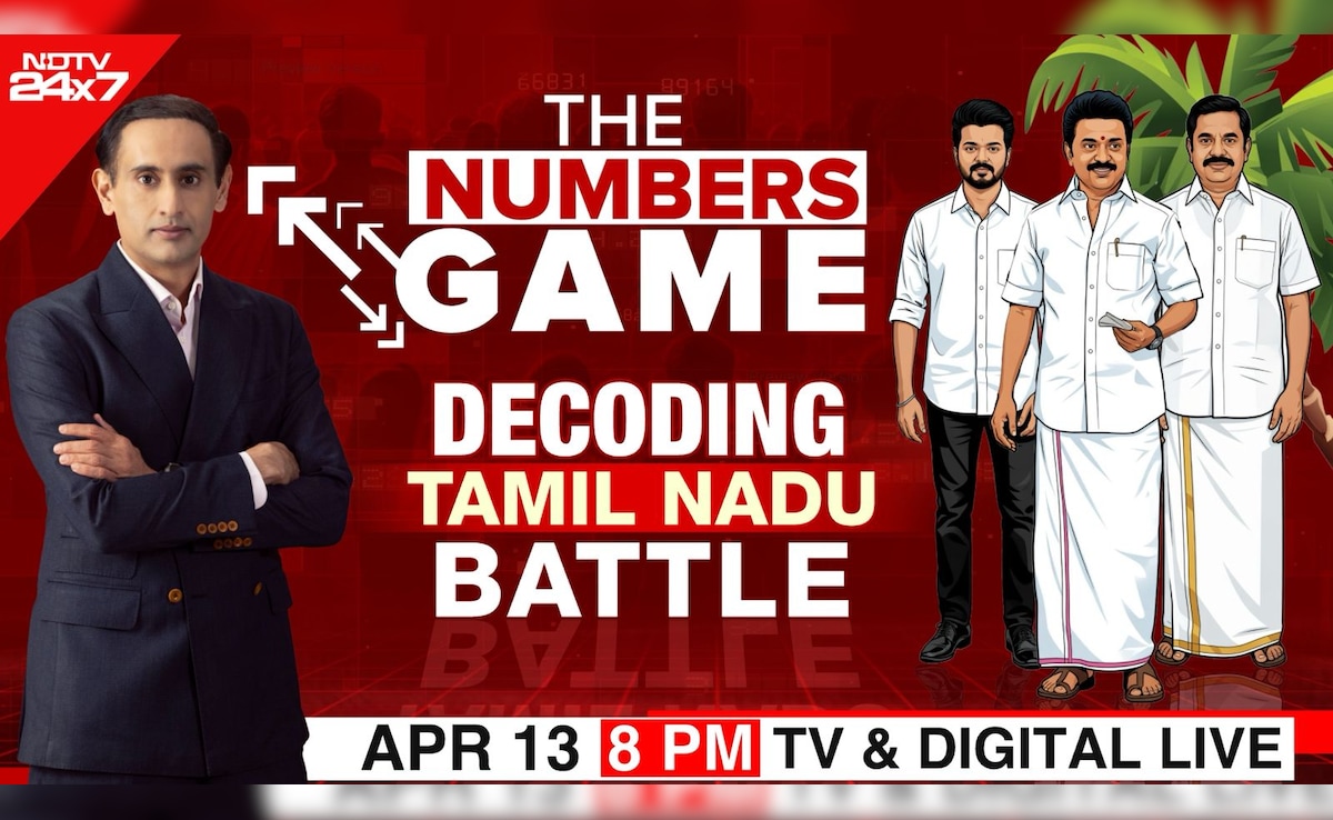 Highlights: The Numbers Game With Rahul Kanwal: Decoding Tamil Nadu Elections
