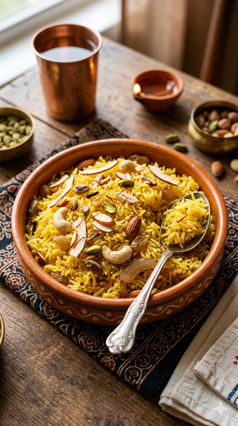 Traditional Meethe Chawal Recipe For Baisakhi