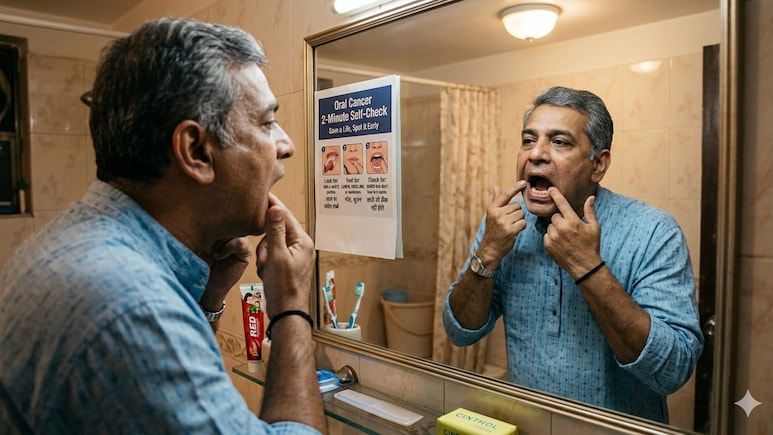 2-Minute Self-Check For Oral Cancer: Simple Things That Could Save Your Life