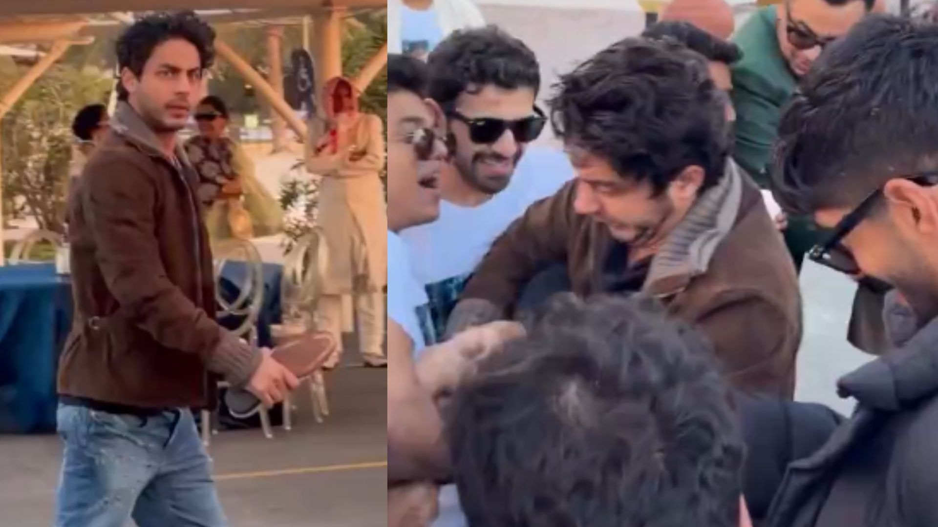 Watch: Aryan Khan Goes Into Battle Mode During <i>Joota Churai</i> At Best Friend's Wedding