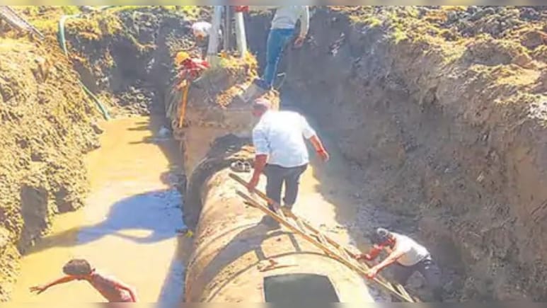 बीसलपुर पाइपलाइन मरम्मत का काम पूरा, 30 घंटे का शटडाउन खत्&zwj;म; कई इलाकों में सप्लाई बहाल