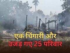 Bihar: चूल्हे की चिंगारी ने उजाड़ी 25 परिवारों के घर, जिंदा जल गए पशु