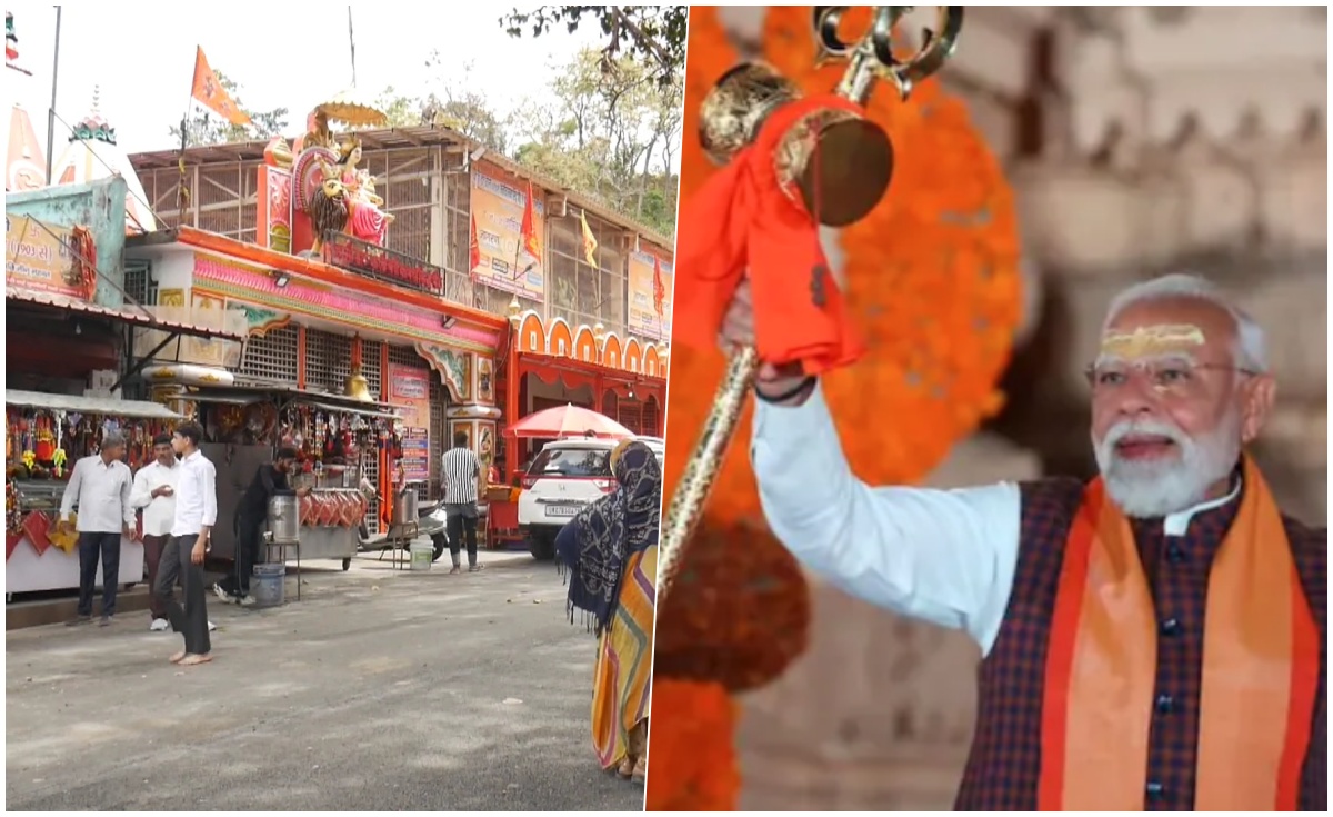 दिल्ली-देहरादून एक्सप्रेसवे उद्घाटन से पहले 100 किलो फूल से सजा डाटकाली मंदिर, पीएम मोदी करेंगे दर्शन