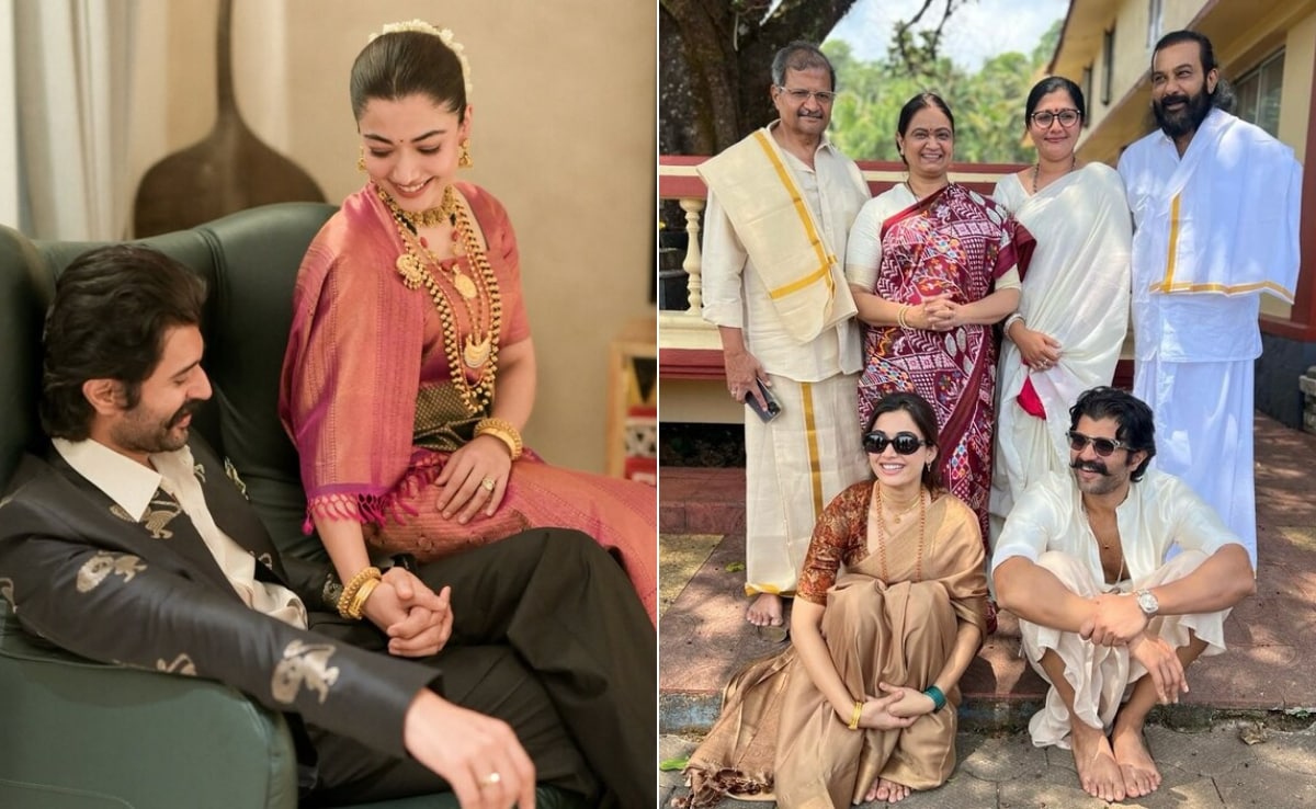 रश्मिका मंदाना के 30वें बर्थडे की इनसाइड तस्वीरें, पिता ने तोहफे में दिया बंगला, पति विजय के साथ आईं नजर