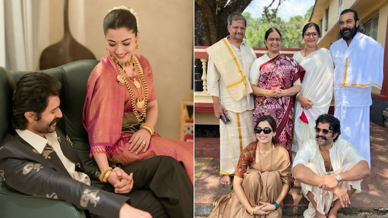 रश्मिका मंदाना के 30वें बर्थडे की इनसाइड तस्वीरें, पिता ने तोहफे में दिया बंगला, पति विजय के साथ आईं नजर