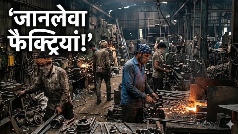 देश में हादसों की बलि चढ़ते हैं रोज तीन मजदूर, 10% फैक्ट्रियों में ही सेफ्टी पॉलिसी, 2% में ही सेफ्टी अफसर