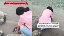 Video: Tourist Confronts Woman For Throwing Waste In Ganga, Internet Reacts