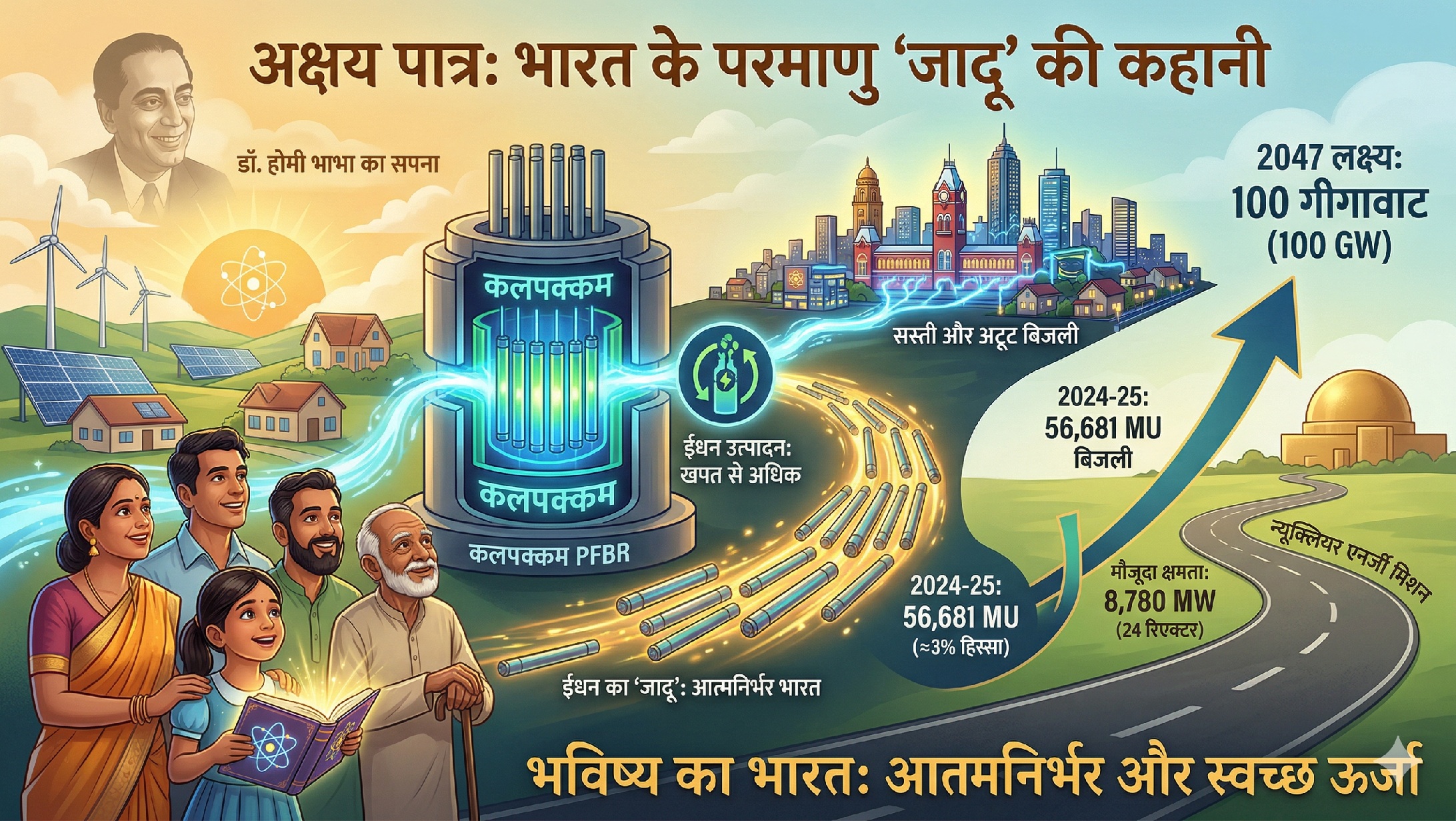 अक्षय पात्र: भारत के परमाणु 'जादू' की कहानी, जहां बिजली भी बनेगी और ईंधन भी बढ़ेगा! आज कहां, कल कहां?