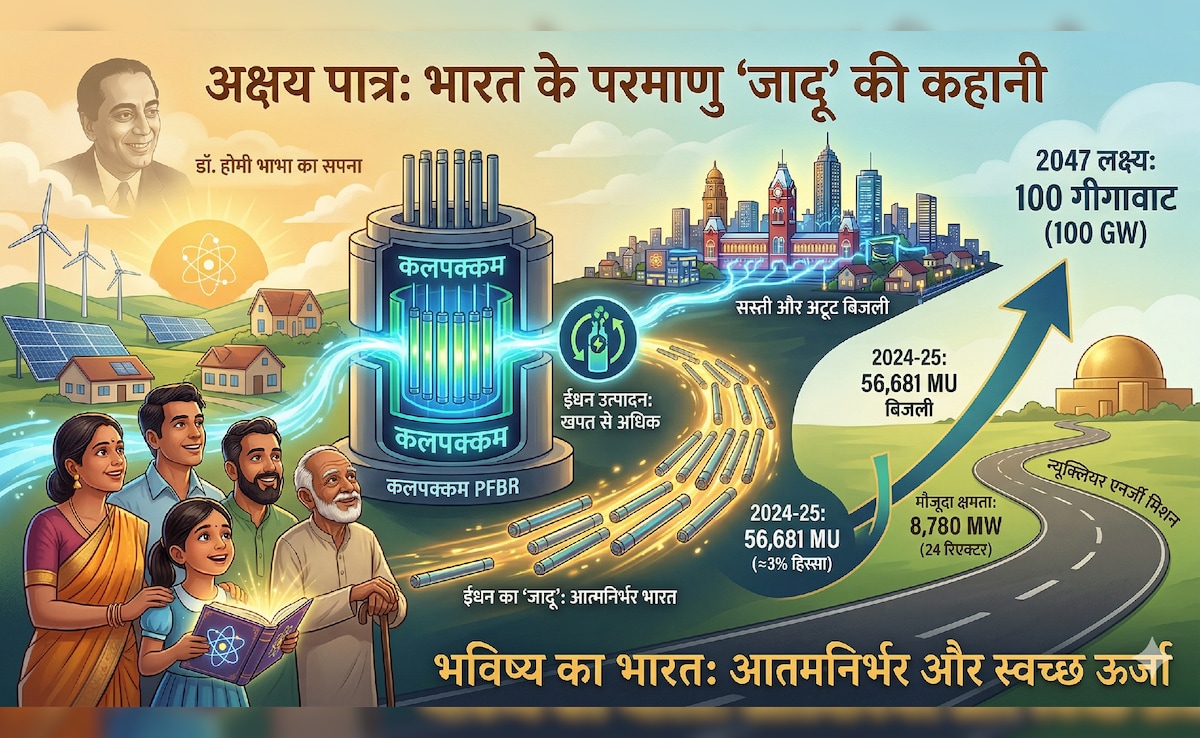 परमाणु जादू की कहानी: बिजली भी बनेगी, ईंधन भी बढ़ेगा! जानिए अभी कितना उत्‍पादन और कैसे पूरा होगा 100GW का लक्ष्‍य?
