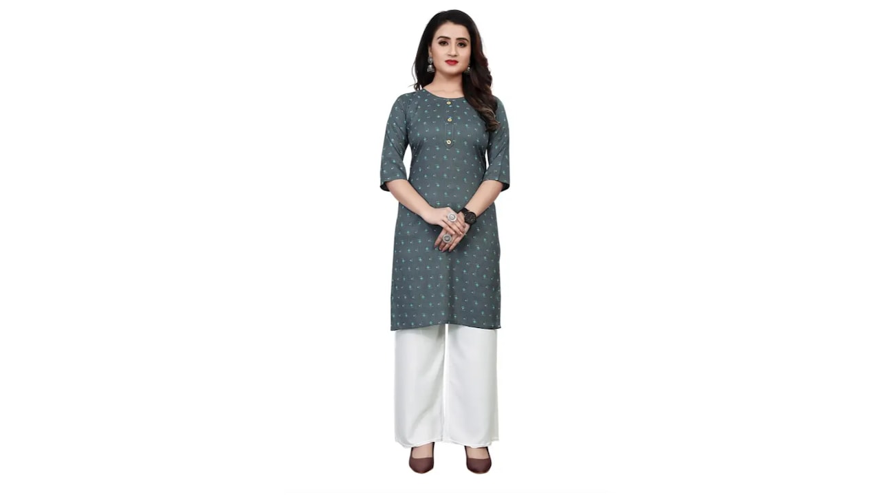 Click to buy THE PRIVATE LABLE  Women Printed Kurta (Multicolor)