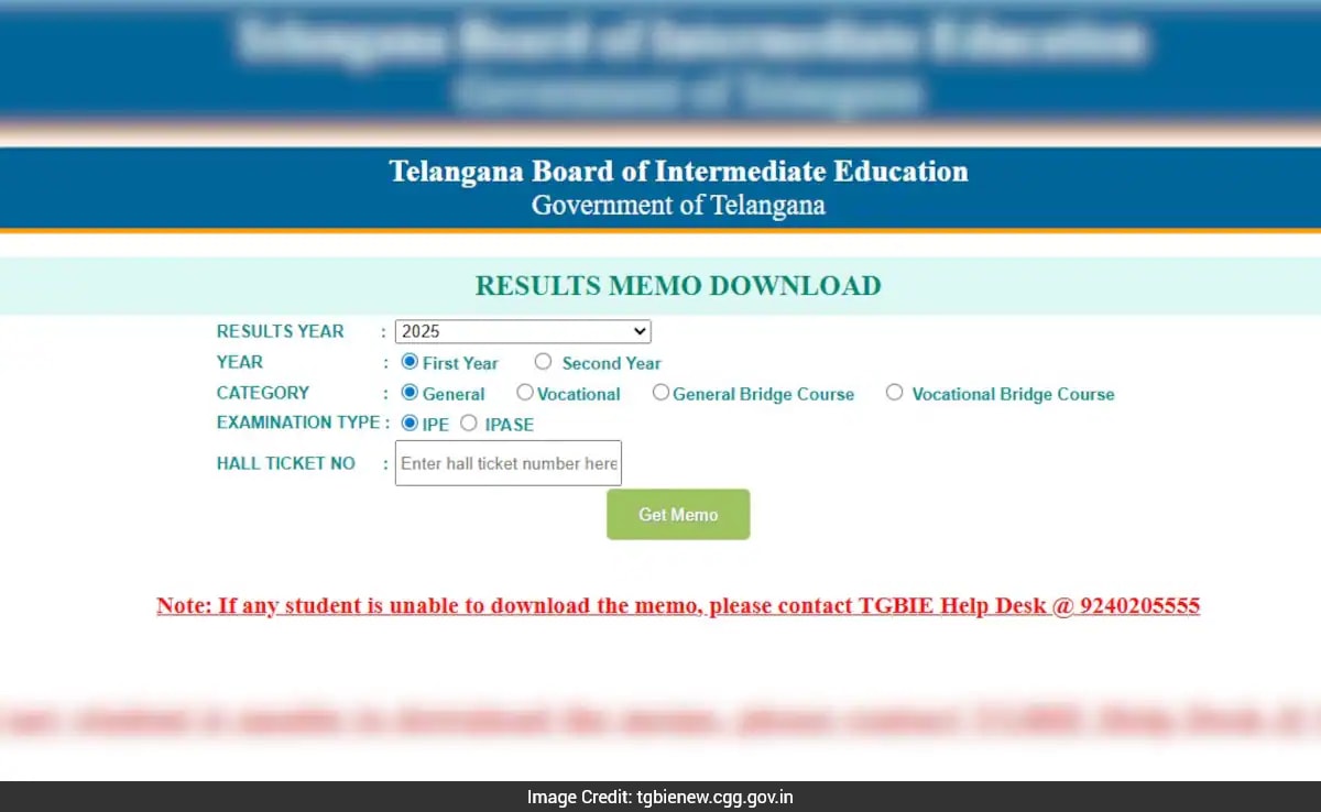 Telangana Inter 1st And 2nd Year Marks Memo 2026 Out Today, Check Download Link, Details Here