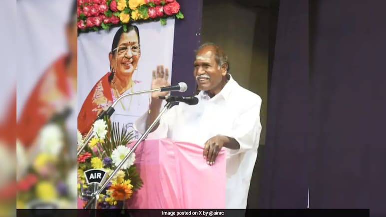 N Rangasamy To Take Oath As Puducherry Chief Minister On Wednesday