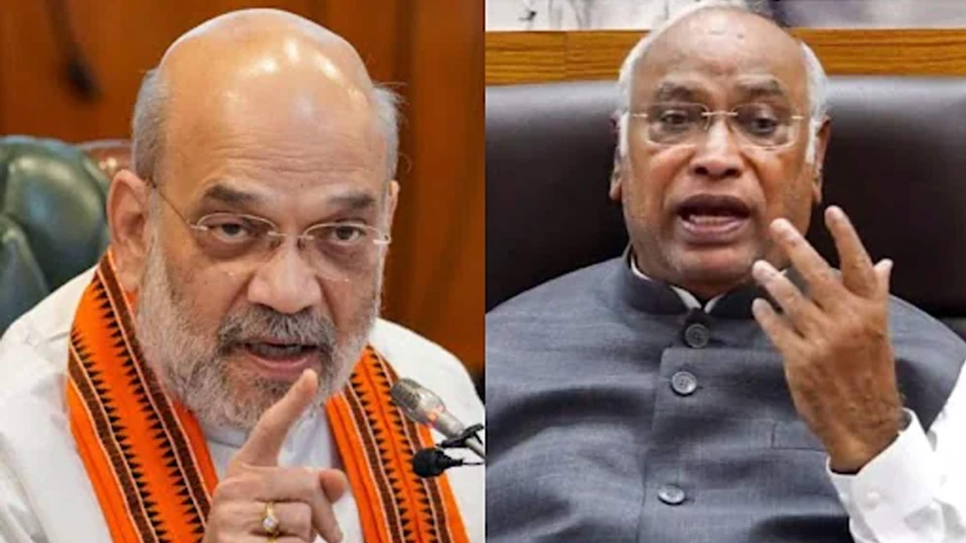 "Mallikarjun Kharge Brought Shame To Nation By Calling PM Modi A Terrorist": Amit Shah