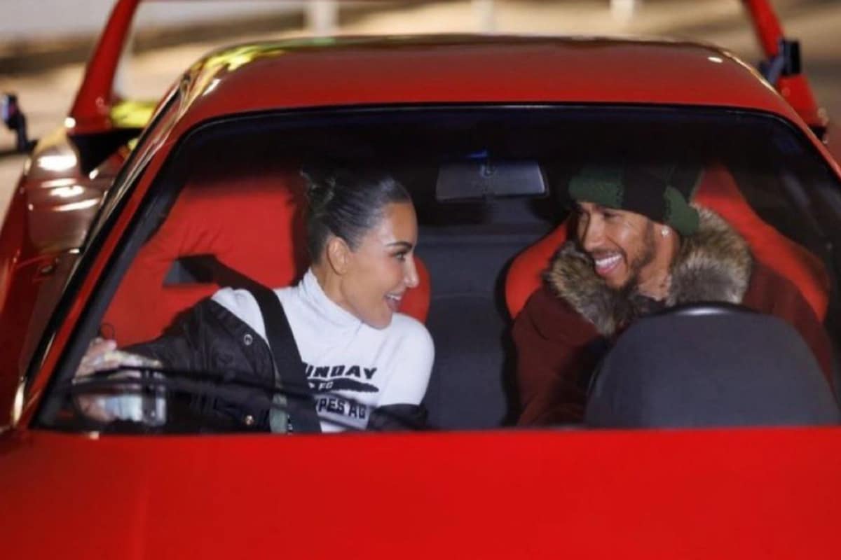 Lewis Hamilton Goes Drifting With Kim Kardashian In Rare Ferrari F40: Video