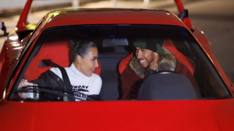 Lewis Hamilton Goes Drifting With Kim Kardashian In Rare Ferrari F40: Video