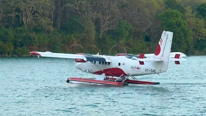 Watch: India's First Test Seaplane Lands At Ganga Barrage In Rishikesh