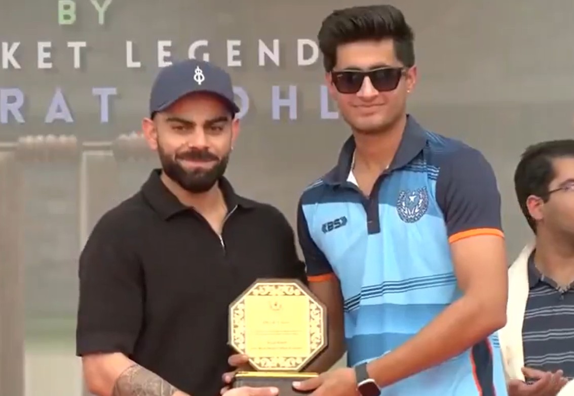 Kohli Visits DPS RK Puram After Win Over DC, Gives Students Crucial Advice